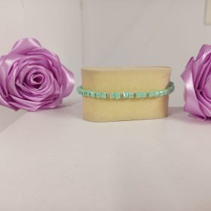Brățară handmade reglabile din cristale presiosa și accesorii de Aur. 585