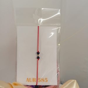 Brățară handmade cu hematit și accesorii din aur 585