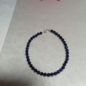 Brățară handmade din mărgele goldston și accesorii din argint.925.disponibile de la dimensiunile.16 .cm  la .21.